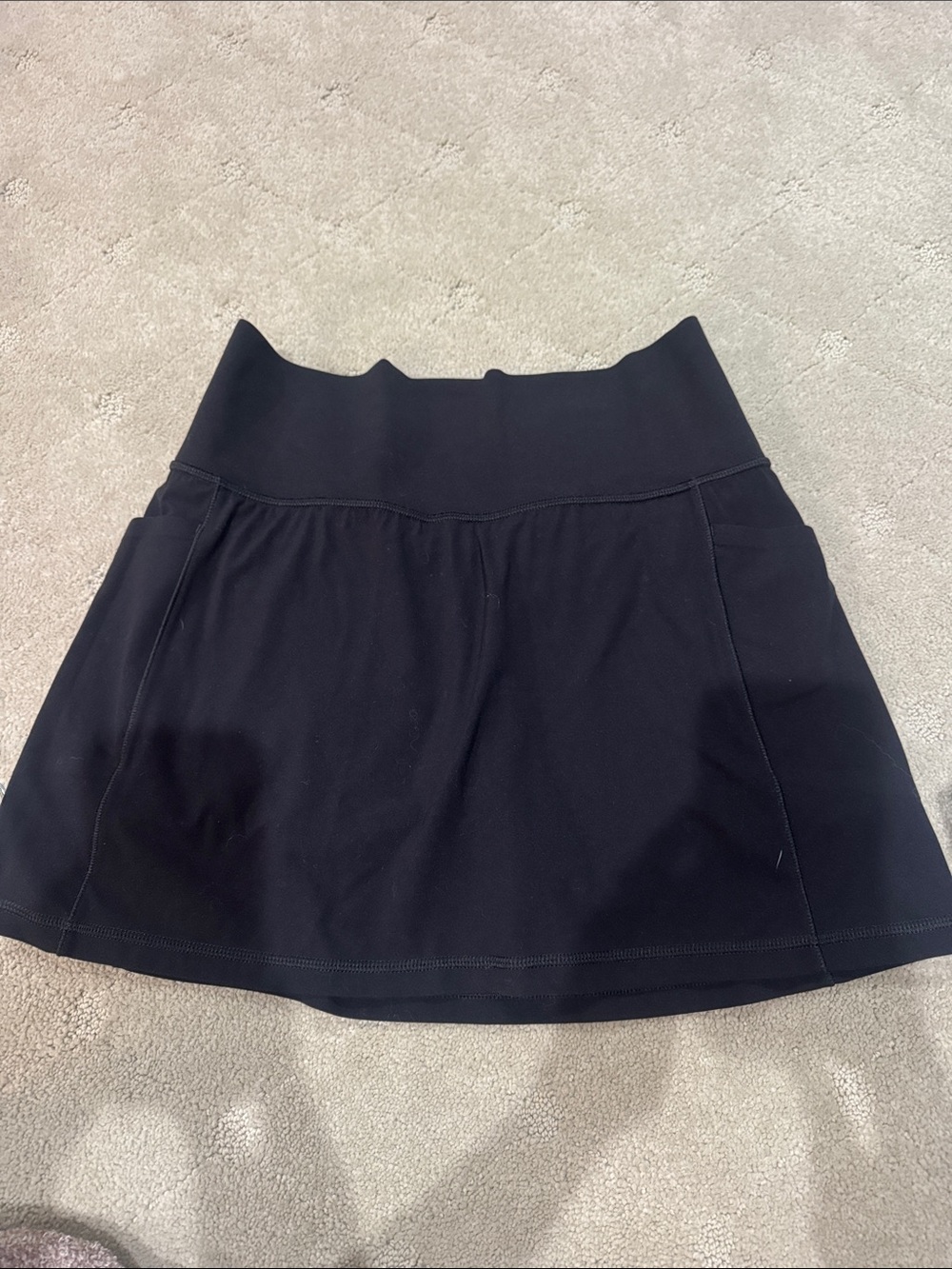 Athleta Black Performance Skort with Wide Waistband